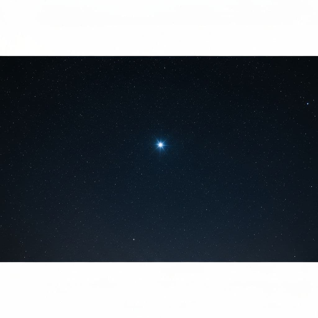 Night sky with stars